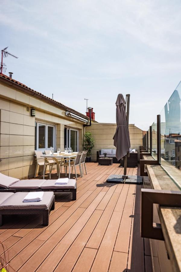 Lujoso Atico Entre 2 Playas Con Garaje, Terraza, Vistas Y Wifi Daire Gijón Dış mekan fotoğraf